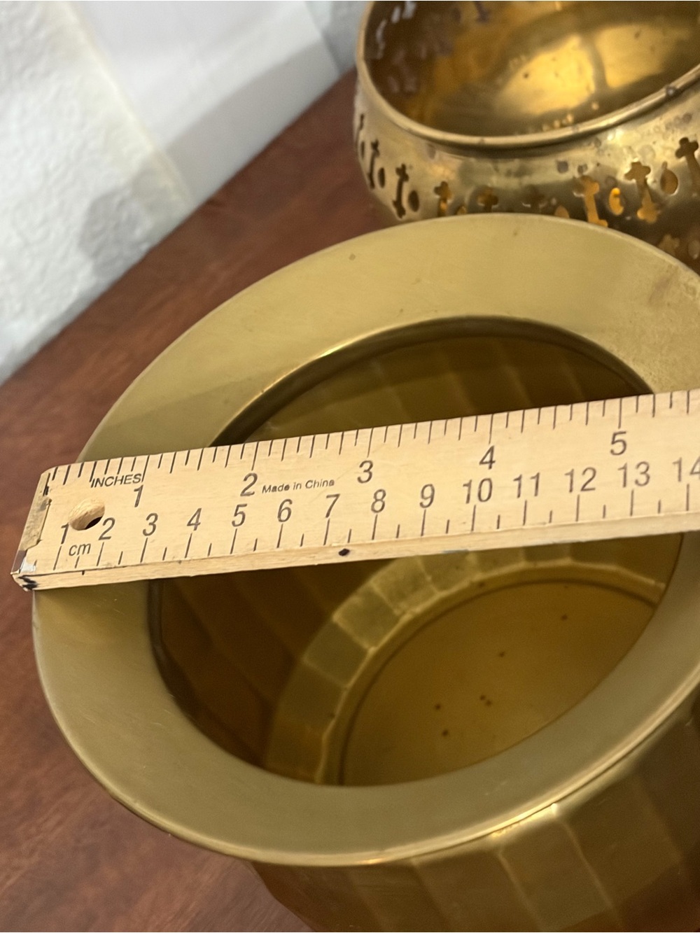 Vintage Brass Planters & Votive Candleholder - Picture 9 of 14